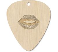 7 x 'Kiss Mark' Guitar Picks/Pendants (GP00034470)