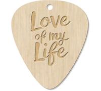 7 x 'Love Of My Life' Guitar Picks/Pendants (GP00033957)