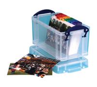 7 x Really Useful Plastic Storage Boxes 2.1 Litre - 240 x 130 x 125 +24 H Del -
