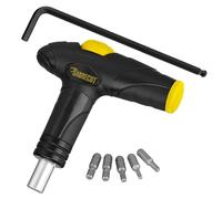 7 x SabreCut SCBT01 Adjustable Torque Wrench Bicycle Multitool Kit - 5 Bits (H3 H4 H5 H6 TX25) 3 Torque Levels (4 5 6Nm) Lightweight and Portable for Road and Mountain Bike Maintenance
