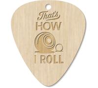 7 x 'Thats How I Roll Lawn Bowls' Guitar Picks/Pendants (GP00035138)