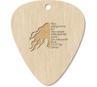 7 x 'They Whispered To Her' Guitar Picks/Pendants (GP00033298)