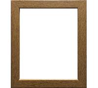 7"X5" Dark Oak Wood Effect Photo Frame, Poster size Picture Frames For Wall Mount/freestanding, By Convenient2you