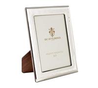 7"x5" in Hallmarked Solid Sterling Silver 925 Photo Picture Frame with Mahogany Wood Back 7217/13x18