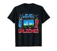 7 Year Old Level 7 Unlocked 7th Birthday Video Gamer Gaming T-Shirt