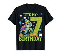 7 Year Old Sea Turtle Theme It's My 7th Birthday T-Shirt