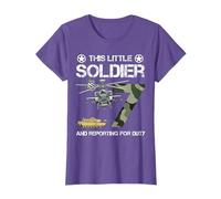 7 Year Old Soldier Camo Army Birthday Themed Military Family T-Shirt