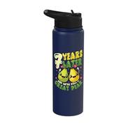 7 Years Later Still A Great Pear 7th Wedding Anniversary Stainless Steel Insulated Water Bottle
