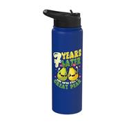 7 Years Later Still A Great Pear 7th Wedding Anniversary Stainless Steel Insulated Water Bottle