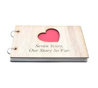 7 Years Our Story So Far - Scrapbook, Photo album or Notebook Idea For 7th Anniversary