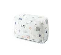70 * 50 * 25cm PEVA Three-Dimensional Cotton Quilt Storage Bag,Transparent Printed High-Capacity Clothes Duvet Bag,Washable Reusable(C)