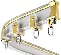 70~600cm Curved Curtain Rail System Ceiling/Wall Mount Track For Living Room Bedroom Drop Ceiling Shower - Flexible Bendable(2.29FT/70CM)