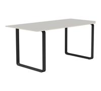 70/70 Dining Table 170x85 Gray Linoleum/ Black