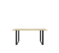 70/70 Dining Table 170x85 Oak Veneer/ Black