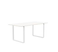 70/70 Dining Table 170x85 White Laminate/ Gray