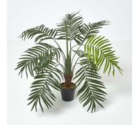 Homescapes Green Mini Palm Tree Artificial Plant with Pot, 70 cm - Green