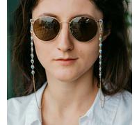 70 cm Evil Eye Protection Summer Turkish Reading Eyeglass Chain Lanyard The Colourful Aura Gold One Size