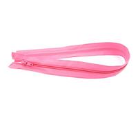 70 cm Zipper, Open Ended Separating Nylon Spiral Coil Zip, Size No #5 (Pink)