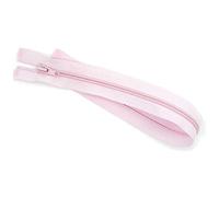 70 cm Zipper, Open Ended Separating Nylon Spiral Coil Zip, Size No #5 (Pink, Pale)