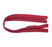 70 cm Zipper, Open Ended Separating Nylon Spiral Coil Zip, Size No #5 (Red, Wine)