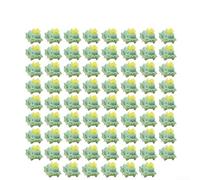 70 Count FOR Outemu V2 V3 Mechanical Keyboard Switches Prelubricated Silent Linear 5PIN Improved Stability for Gaming and Typing (B)