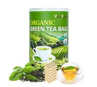 70 Count Green Tea Bags| VitalForest Unbleached ECO-Conscious Chinese Green Tea Packets| Natural Premium Real China Herbal Tea