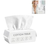 70 Count/Pack Disposable Face Cloths-Multipurpose Dry Wipes for Home & Travel, Makeup Removal, Cleaning, Baby Care, Soft & Highly Absorbent for Sensitive Skin/Soft (1, ONE SIZE)