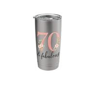 70 & Fabulous Making The World A Better Place Since 1955 Stainless Steel Insulated Tumbler