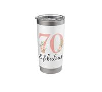 70 & Fabulous Making The World A Better Place Since 1955 Stainless Steel Insulated Tumbler