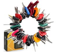 70 Heavy Equipment Keys Master Set, Machine Keys for Cat Caterpillar John Deere Komatsu Volvo Bobcat Kubota JCB Sany Terex Case Hyster Yanmar Takeuchi New Holland Construction Equipment Machinery
