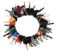 70 Heavy Equipment Keys Master Set, Operator Construction Machine Key for Cat Case John Deere Cub Cadet Hyster Komatsu Kubota Daewoo Takeuchi Ford New Holland Volvo JCB Keys Heavy Equipment