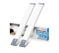 HIBOITEC 2500mAh Under Cabinet Kitchen Lights,32.5CM Motion Sensor Lights Indoor, Rechargeable Under Cabinet Lighting with Magnetic Strip for Stairs, Wardrobe, Hallway, Kitchen, Cool White