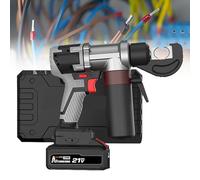 70 Model Efficient Hydraulic Pliers, with Brushless Motor, Contribute: 60kN, One - Key Oil Return, 4.0/5.0Ah Lithium Battery, 360° Rotatable Head,4.0Ah-2 Battery