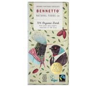 70% Organic Dark Rich, plain dark chocolate with 70% cocoa. Certified organic, Fairtrade, and net climate positive. Beautiful gifts for everyone.