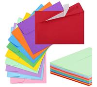 70 Pack Colored Envelopes, 4.375x5.75" Envelopes, Card Envelopes A2 Envelopes Envelopes for Invitations, Printable Invitation Envelopes for Weddings, Invitations, Postcards, Greeting Cards
