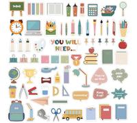 70 PCS Boho You'll Need Classroom Magnets Back to School Classroom Magnets First Day of School Magnet Set Management Tools Fridge Refrigerator Magnet for Teacher and Student Supplies Whiteboard Decor