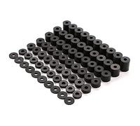 [70 PCS] Holster Making Washers - Black EPDM Rubber - (Assortment Combo) - for Attachment Mounting Posts, Holster Retention Washers, Kydex Holster Attachment Washers