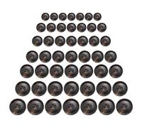 70 Pcs Resin Buttons Sewing Buttons 4 Holes for Sweaters Jackets Pants Coat Uniform Crafting Replacement