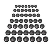 70 Pcs Resin Buttons Sewing Buttons 4 Holes for Sweaters Jackets Pants Coat Uniform Crafting Replacement