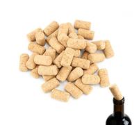 70 Pcs Wine Corks for Crafting, Bottle Corks for Bottles, Bottle Stopper for Crafts, Wooden Straight Wine Stoppers, Natural Soft Wood Cork Plugs for Wines Beer Bottles DIY Crafts(21 x 40mm)
