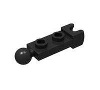70 Piece Building Ball Joints Bulk, Black Plate Special 1x2 with 5.9mm End Cup and Towball, Compatible with Lego Parts and Pieces