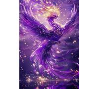 70 Piece Jigsaw Puzzle for Adults Animal Purple Phoenix - Fun Challenges & Brainteasing Adult Jigsaws - Puzzle Games 70 Piece