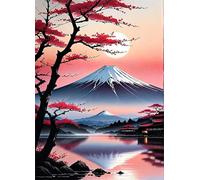 70 Piece Jigsaw Puzzle for Adults Mountain Lake Trees - Fun Challenges & Brainteasing Adult Jigsaws - Puzzle Games 70 Piece