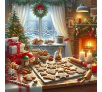 70 Piece Jigsaw Puzzles for Adults Dessert Kitchen, Impossible Puzzle for adults, Challenging Adult jigsaw puzzles 70 pieces, puzzle Classic Educational Games, Fun Activity for Family