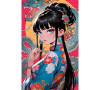 70 Piece Jigsaw Puzzles for Adults Dragon Girl Puzzle Fun Challenges Perfect for Relaxation Letter Printed on Back Interlock Perfectly No Dust for Men Women Elders Seniors 7.9 x 5.9 inch