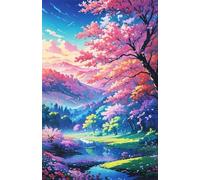 70 Piece Jigsaw Puzzles for Adults, Educational Games, Difficult, Logic Puzzles, Mountains Trees Rivers Puzzles for Adults, Puzzle 70 Pieces