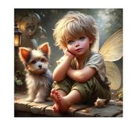 70 Piece Jigsaw Puzzles for Adults, Impossible Hard Difficult Challenging jigsaw puzzle 70 pieces adult Puzzles Classic Educational Games 45x45cm, Cool Boy Dog