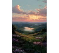 70 Piece Jigsaw Puzzles for Adults Sunset Mountains, Educational Games, Challenging & Brainteasing for Men Women Elders Seniors, Puzzle 70 Pieces