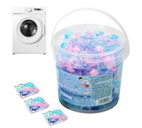 70 Pieces 5 In1 Laundry Pods With Scented Beads, Deep Cleaning Detergent Pod, Detergent Pods Laundry Soap Bead For Jeans Beddings Towels Sheets T-Shirt Blouse