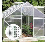 70 Pieces Adjustable Plant Trellis Connector Clips For Supporting Growth On 8mm And 16mm Trellis Rods In Outdoor Gardens(8mm)